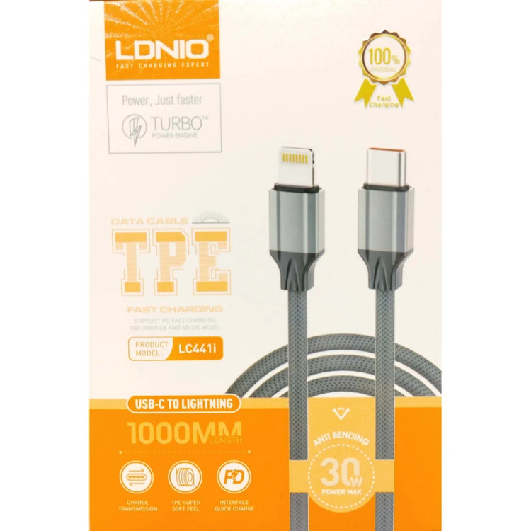 خرید و قیمت کابل تبدیل USB-C به لایتنینگ الدینیو LC441i در فروشگاه اپل سزار