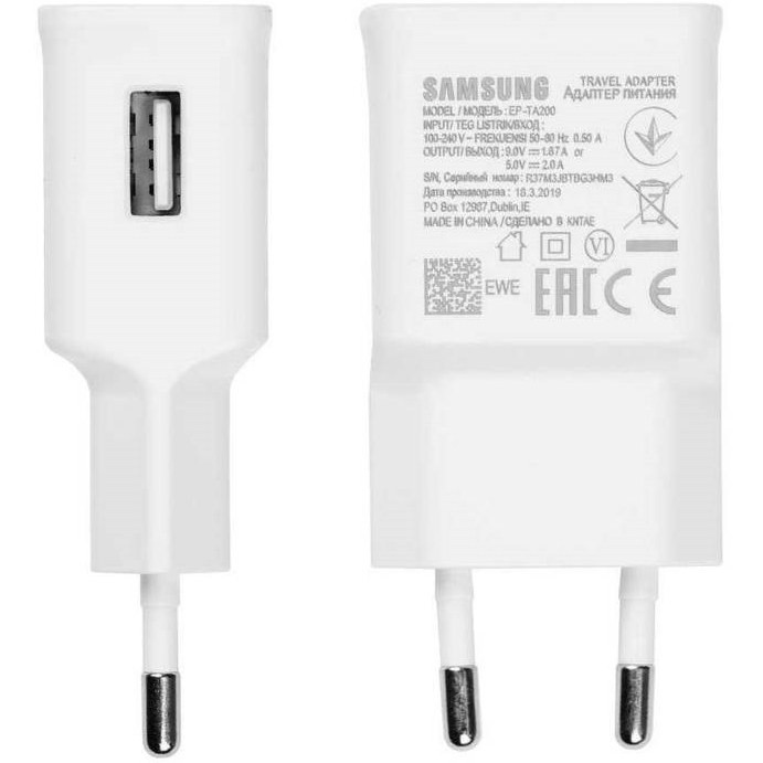 خرید شارژر دیواری سامسونگ EP-TA200 اصلی با قیمت مناسب از Apple sezar