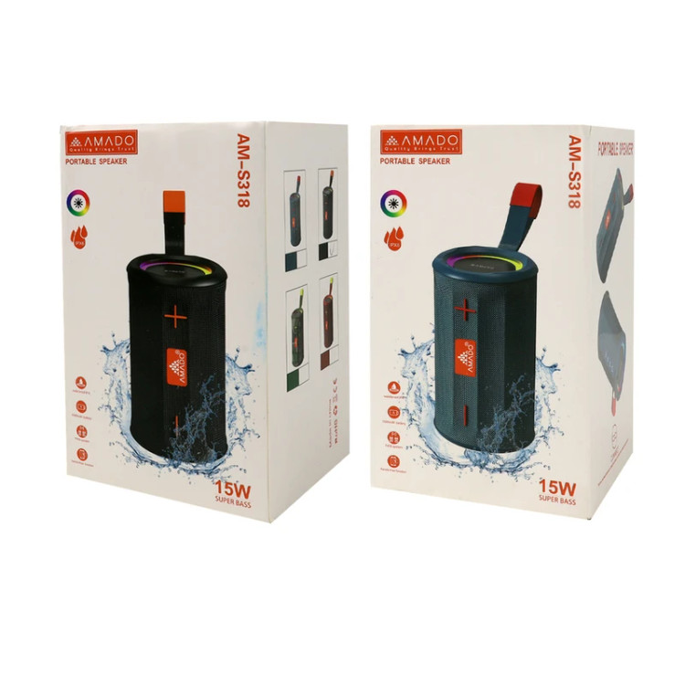 خرید و اطلاع از قیمت اسپیکر بلوتوثی آمادو مدل AM-S318 در فروشگاه Apple sezar